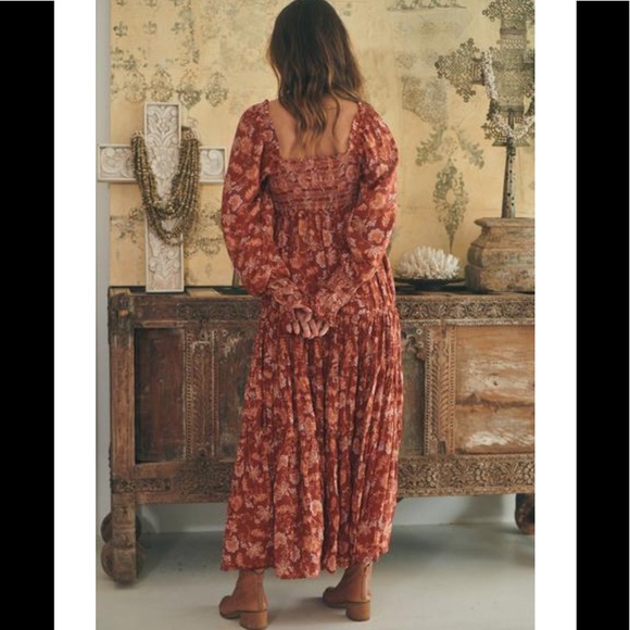 🔥NWT Free People Sweet Escape Long Sleeve Maxi - Picture 3 of 16